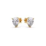 Load image into Gallery viewer, Fancy Colored Diamond Pear Shaped Stud Earring