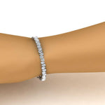 Load image into Gallery viewer, Pear Cut Lab Diamond Tennis Bracelet
