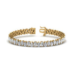 Load image into Gallery viewer, Pear Cut Lab Diamond Tennis Bracelet

