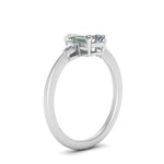 Load image into Gallery viewer, Lab diamond 3 Stone Cathedral Engagement Rings 14K Gold
