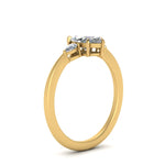 Load image into Gallery viewer, Lab diamond 3 Stone Cathedral Engagement Rings 14K Gold
