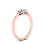 Load image into Gallery viewer, Lab diamond 3 Stone Cathedral Engagement Rings 14K Gold

