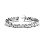 Load image into Gallery viewer, Pear Cut Lab Diamond Tennis Bracelet
