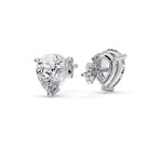 Load image into Gallery viewer, Fancy Colored Diamond Pear Shaped Stud Earring