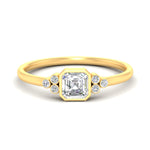 Load image into Gallery viewer, petite-bezel-set-asscher-cut-diamond-engagement-ring-in-yellow-gold-fdenr9175assleep-nl-yg.jpg
