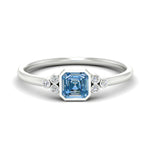 Load image into Gallery viewer, petite-bezel-set-asscher-cut-vivid-blue-engagement-ring-in-white-gold-fdenr9175asgvbluesleep-nl-wg.jpg
