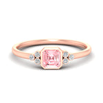 Load image into Gallery viewer, petite-bezel-set-asscher-cut-vivid-pink-engagement-ring-in-rose-gold-fdenr9175asgvpinksleep-nl-rg.jpg