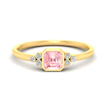 Load image into Gallery viewer, petite-bezel-set-asscher-cut-vivid-pink-engagement-ring-in-yellow-gold-fdenr9175asgvpinksleep-nl-yg.jpg