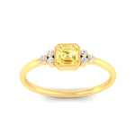 Load image into Gallery viewer, petite-bezel-set-asscher-cut-vivid-yellow-engagement-ring-in-yellow-gold-fdenr9175asgvyellowangle5-nl-yg.jpg