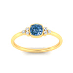 Load image into Gallery viewer, petite-bezel-set-cushion-cut-vivid-blue-engagement-ring-in-yellow-gold-fdenr9175cugvblueangle5-nl-yg.jpg