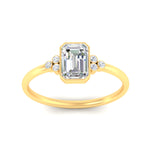 Load image into Gallery viewer, petite-bezel-set-emerald-cut-diamond-engagement-ring-in-yellow-gold-fdenr9175emangle5-nl-yg.jpg