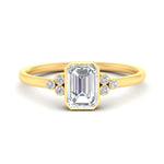 Load image into Gallery viewer, petite-bezel-set-emerald-cut-diamond-engagement-ring-in-yellow-gold-fdenr9175emsleep-nl-yg.jpg