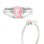 Load image into Gallery viewer, petite-bezel-set-emerald-cut-vivid-pink-engagement-ring-in-white-gold-fdenr9175emgvpinkangle3-nl-wg.jpg