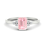 Load image into Gallery viewer, petite-bezel-set-emerald-cut-vivid-pink-engagement-ring-in-white-gold-fdenr9175emgvpinksleep-nl-wg.jpg