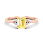 Load image into Gallery viewer, petite-bezel-set-emerald-cut-vivid-yellow-engagement-ring-in-rose-gold-fdenr9175emgvyellowsleep-nl-rg.jpg
