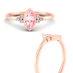 Load image into Gallery viewer, petite-bezel-set-marquise-cut-vivid-pink-engagement-ring-in-rose-gold-fdenr9175mqgvpinkangle3-nl-rg.jpg