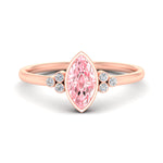 Load image into Gallery viewer, petite-bezel-set-marquise-cut-vivid-pink-engagement-ring-in-rose-gold-fdenr9175mqgvpinksleep-nl-rg.jpg