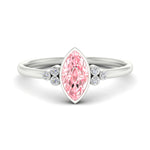 Load image into Gallery viewer, petite-bezel-set-marquise-cut-vivid-pink-engagement-ring-in-white-gold-fdenr9175mqgvpinksleep-nl-wg.jpg