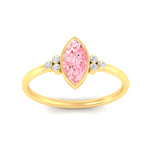 Load image into Gallery viewer, petite-bezel-set-marquise-cut-vivid-pink-engagement-ring-in-yellow-gold-fdenr9175mqgvpinkangle5-nl-yg.jpg