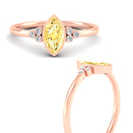 Load image into Gallery viewer, petite-bezel-set-marquise-cut-vivid-yellow-engagement-ring-in-rose-gold-fdenr9175mqgvyellowangle3-nl-rg.jpg