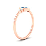 Load image into Gallery viewer, petite-bezel-set-oval-shaped-vivid-blue-engagement-ring-in-rose-gold-fdenr9175ovgvblueangle2-nl-rg.jpg