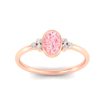 Load image into Gallery viewer, petite-bezel-set-oval-shaped-vivid-pink-engagement-ring-in-rose-gold-fdenr9175ovgvpinkangle5-nl-rg.jpg