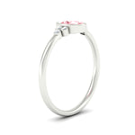 Load image into Gallery viewer, petite-bezel-set-oval-shaped-vivid-pink-engagement-ring-in-white-gold-fdenr9175ovgvpinkangle2-nl-wg.jpg