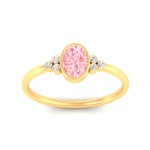 Load image into Gallery viewer, petite-bezel-set-oval-shaped-vivid-pink-engagement-ring-in-yellow-gold-fdenr9175ovgvpinkangle5-nl-yg.jpg