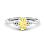 Load image into Gallery viewer, petite-bezel-set-oval-shaped-vivid-yellow-engagement-ring-in-white-gold-fdenr9175ovgvyellowsleep-nl-wg.jpg