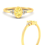 Load image into Gallery viewer, petite-bezel-set-oval-shaped-vivid-yellow-engagement-ring-in-yellow-gold-fdenr9175ovgvyellowangle3-nl-yg.jpg