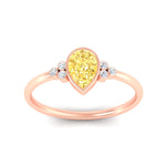 Load image into Gallery viewer, petite-bezel-set-pear-shaped-vivid-yellow-engagement-ring-in-rose-gold-fdenr9175pegvyellowangle5-nl-rg.jpg