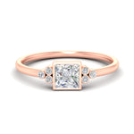 Load image into Gallery viewer, petite-bezel-set-princess-cut-diamond-engagement-ring-in-rose-gold-fdenr9175prsleep-nl-rg.jpg