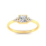 Load image into Gallery viewer, petite-bezel-set-princess-cut-diamond-engagement-ring-in-yellow-gold-fdenr9175prangle5-nl-yg.jpg