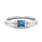 Load image into Gallery viewer, petite-bezel-set-princess-cut-vivid-blue-engagement-ring-in-white-gold-fdenr9175prgvbluesleep-nl-wg.jpg