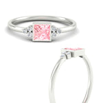 Load image into Gallery viewer, petite-bezel-set-princess-cut-vivid-pink-engagement-ring-in-white-gold-fdenr9175prgvpinkangle3-nl-wg.jpg