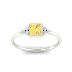 Load image into Gallery viewer, petite-bezel-set-princess-cut-vivid-yellow-engagement-ring-in-white-gold-fdenr9175prgvyellowangle5-nl-wg.jpg
