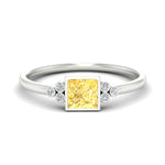 Load image into Gallery viewer, petite-bezel-set-princess-cut-vivid-yellow-engagement-ring-in-white-gold-fdenr9175prgvyellowsleep-nl-wg.jpg