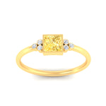 Load image into Gallery viewer, petite-bezel-set-princess-cut-vivid-yellow-engagement-ring-in-yellow-gold-fdenr9175prgvyellowangle5-nl-yg.jpg