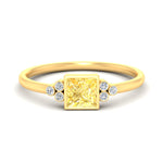 Load image into Gallery viewer, petite-bezel-set-princess-cut-vivid-yellow-engagement-ring-in-yellow-gold-fdenr9175prgvyellowsleep-nl-yg.jpg