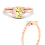 Load image into Gallery viewer, petite-bezel-set-radiant-cut-vivid-yellow-engagement-ring-in-rose-gold-fdenr9175ragvyellowangle3-nl-rg.jpg