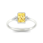Load image into Gallery viewer, petite-bezel-set-radiant-cut-vivid-yellow-engagement-ring-in-white-gold-fdenr9175ragvyellowangle5-nl-wg.jpg
