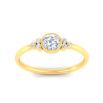 Load image into Gallery viewer, petite-bezel-set-round-cut-diamond-engagement-ring-in-yellow-gold-fdenr9175roangle5-nl-yg.jpg