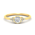 Load image into Gallery viewer, petite-bezel-set-round-cut-diamond-engagement-ring-in-yellow-gold-fdenr9175rosleep-nl-yg.jpg