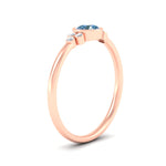 Load image into Gallery viewer, petite-bezel-set-round-cut-vivid-blue-engagement-ring-in-rose-gold-fdenr9175rogvblueangle2-nl-rg.jpg