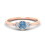 Load image into Gallery viewer, petite-bezel-set-round-cut-vivid-blue-engagement-ring-in-rose-gold-fdenr9175rogvbluesleep-nl-rg.jpg