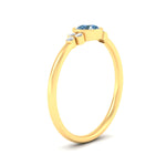 Load image into Gallery viewer, petite-bezel-set-round-cut-vivid-blue-engagement-ring-in-yellow-gold-fdenr9175rogvblueangle2-nl-yg.jpg