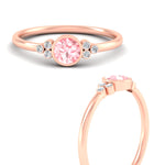 Load image into Gallery viewer, petite-bezel-set-round-cut-vivid-pink-engagement-ring-in-rose-gold-fdenr9175rogvpinkangle3-nl-rg.jpg