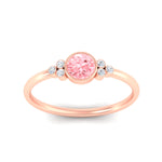 Load image into Gallery viewer, petite-bezel-set-round-cut-vivid-pink-engagement-ring-in-rose-gold-fdenr9175rogvpinkangle5-nl-rg.jpg
