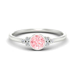 Load image into Gallery viewer, petite-bezel-set-round-cut-vivid-pink-engagement-ring-in-white-gold-fdenr9175rogvpinksleep-nl-wg.jpg