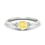 Load image into Gallery viewer, petite-bezel-set-round-cut-vivid-yellow-engagement-ring-in-white-gold-fdenr9175rogvyellowsleep-nl-wg.jpg